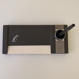 VTG AACHEN GERMAN DESIGN Elegant Office Desk Organizer Set: Pen, Paper & Holder